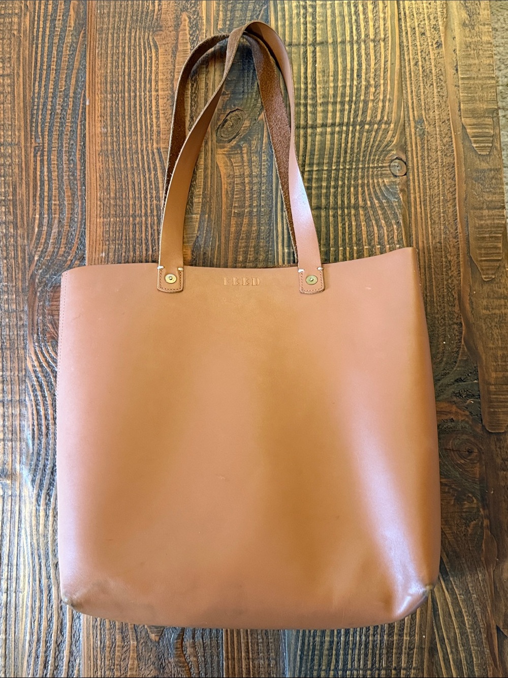 FEED Project Harriet Genuine Leather Tote